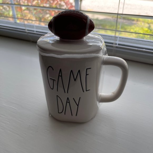 New Rae Dunn by Magenta GAME DAY Football Mug and Lid - Picture 11 of 11